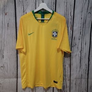 Brasil Brazil home soccer jersey 2018 size L